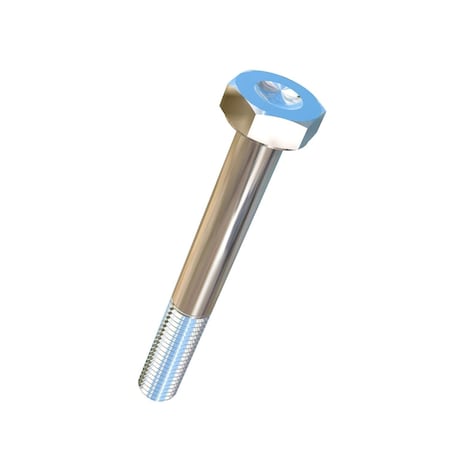 Allied Titanium Grade 5, 1/4"-28 Structural Bolt, Titanium, 2 in L 0005205